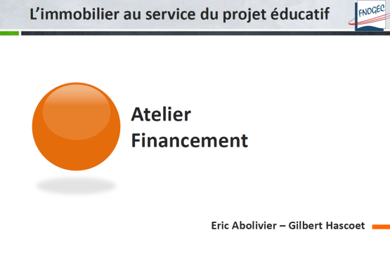 Atelier Financement